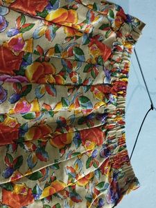 Floral Printed Long Skirt