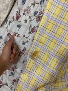 coquette Yellow Plaid Dress