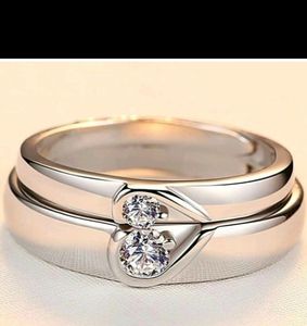 Couple Ring Pure Silver 925