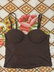 Brown Corset Top