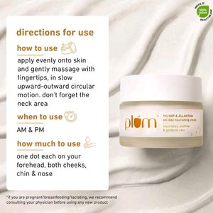 Plum 1% Prebiotic Oat &amp; Allantoin All-Day Moisturi