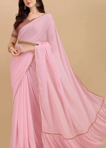 Beautiful Pink Saree