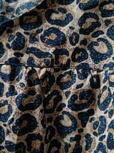 Leopard Print Maxi Dress, size l -xl