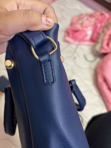 Stone leather bag