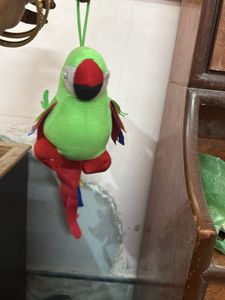 Cute Green Parrot Plush Toy