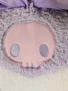 Kawaii Sanrio kuromi face Plushie / Pillow