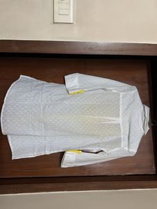 White &amp; Yellow  Top