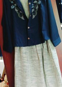 Cotton Kurti With Coat