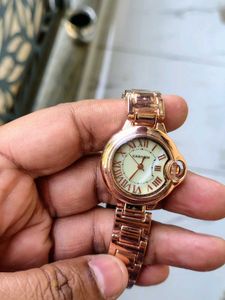 Cartier Elegant Rose Gold Watch