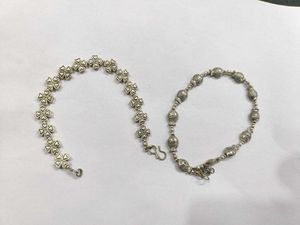 Silver Charm Anklets
