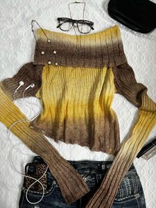 Vintage Off Shoulder Top- Forest fairy + grunge