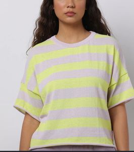 Striped Casual Pullover Top