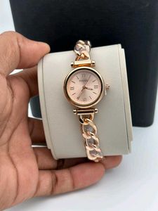 Fossil Rose Gold Chain Watch