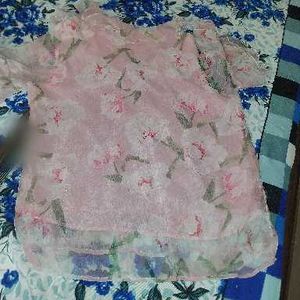 Chic Ruffled Floral western top