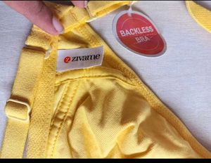 New unused Bright Yellow Cotton Bra