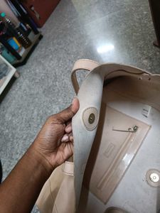 Beige Tote Bag