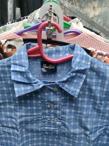 Blue Checked Shirt