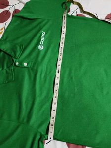 Men's Green Castrol Polo T-Shirt