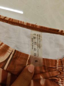 brown micro mini skirt