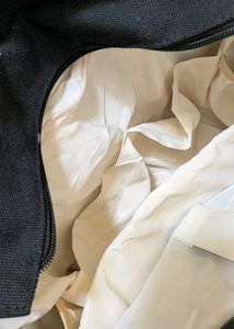 Classic Black Canvas Tote Bag
