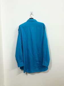 Classic Teal Men's Button-Up Shirt
