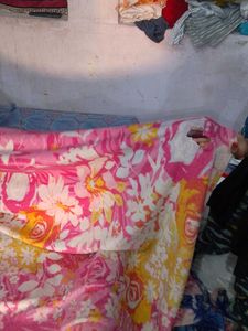 Floral Pink Blanket
