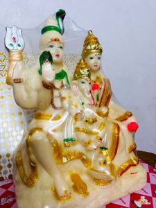 Shiva Parvati Ganesh Idol