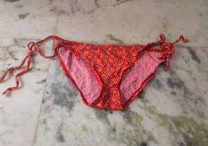Vibrant Geometric Print Bikini Bottom