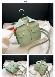 Cute Jacket Shaped Crossbody Bag - 2