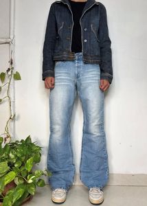 Men's Blue Flare Jeans