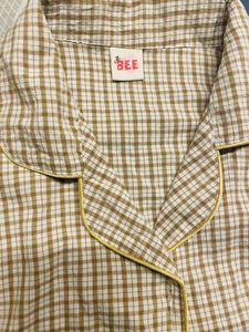 Cozy Plaid Pajama Set fits M to