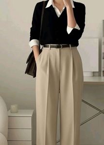 Korean Style Wide Leg Trousers