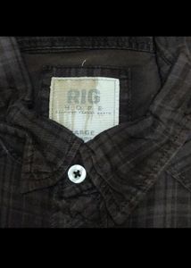 RIG Brown Checkered Shirt
