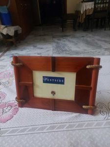 Rustic Wooden Photo Frame