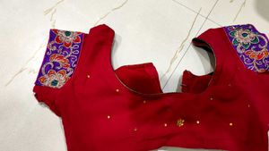 Burgundy Blouse Good One Padded Blous