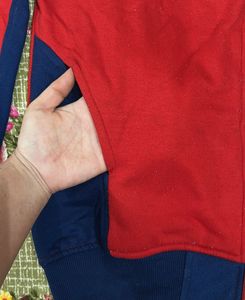Men's Red &amp; Blue Track Jacket