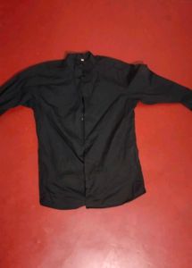 Men's Black Long Sleeve Shirt