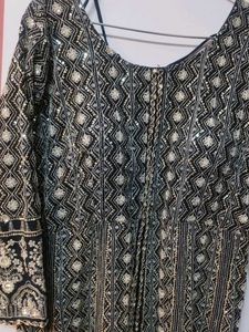 Ethnic Kurta Set with Embellishments