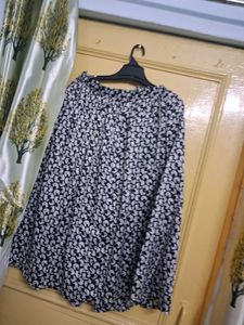 Flowy Printed Skirt
