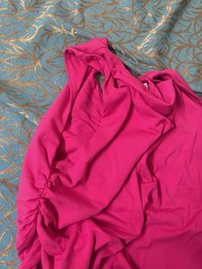 Bebe Rhinestone V-Neck Tank Top