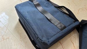 Navy Blue Messenger Bag