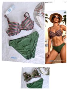 Striped Bikini Set