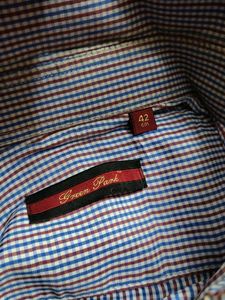 XL size Men's Checkered shirt