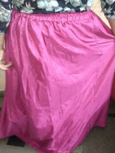 Vibrant Pink Maxi Skirt of 1