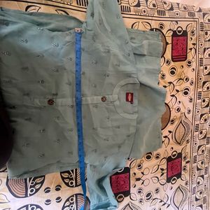 Elegant Teal Kurta Set with Embellishments