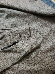 Men's Textured Grey Shirt