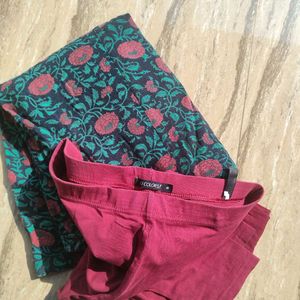 COMBO of AVAASA kurta,GO COLORS leggings