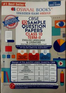 Oswaal Books CBSE Class 10 Sample Papers &amp; MCQs