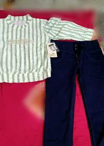 # cool top and jeans set