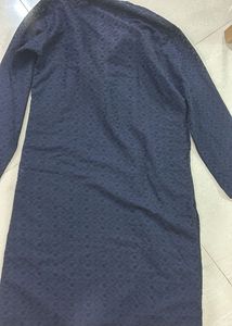 Men's Navy Blue Kurta